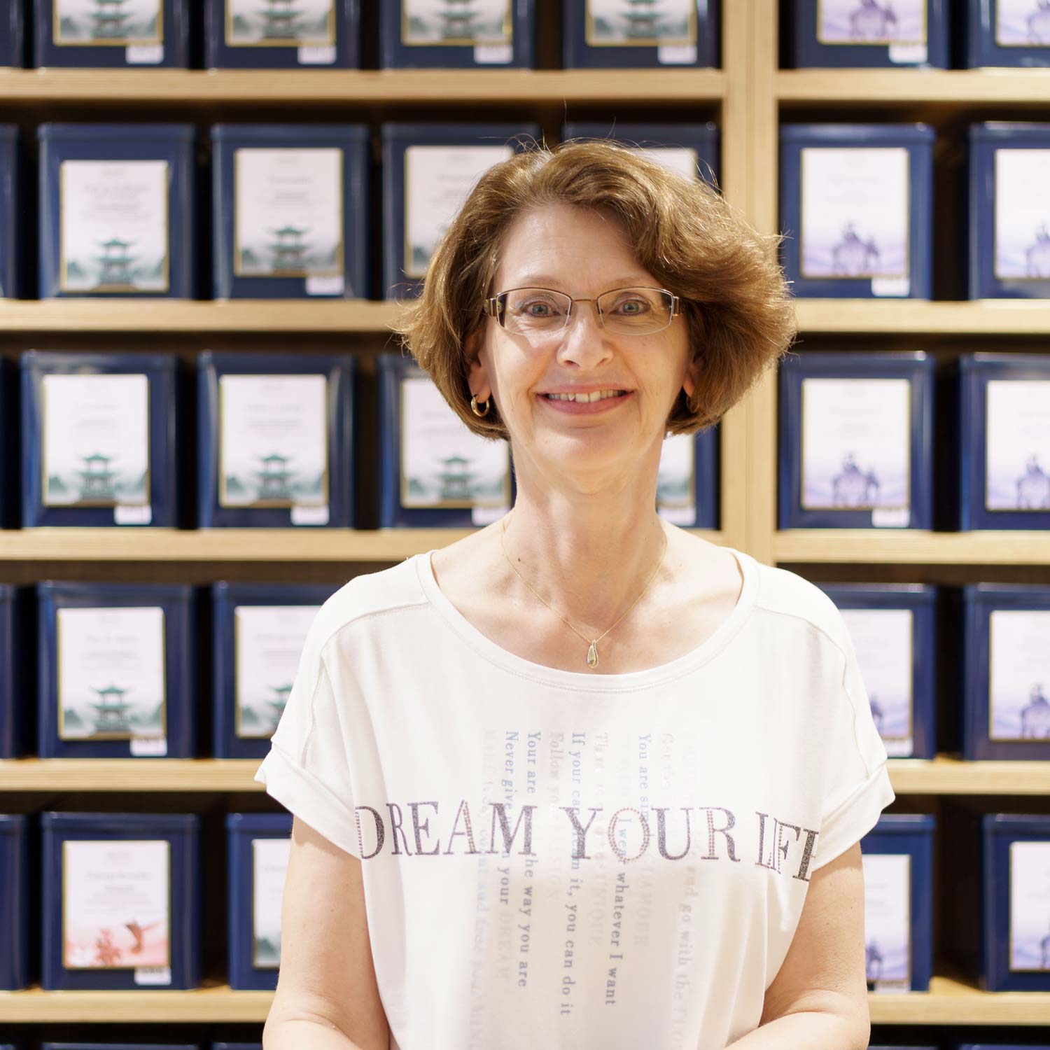 Brigitte vom Tee Shop Dornbirn