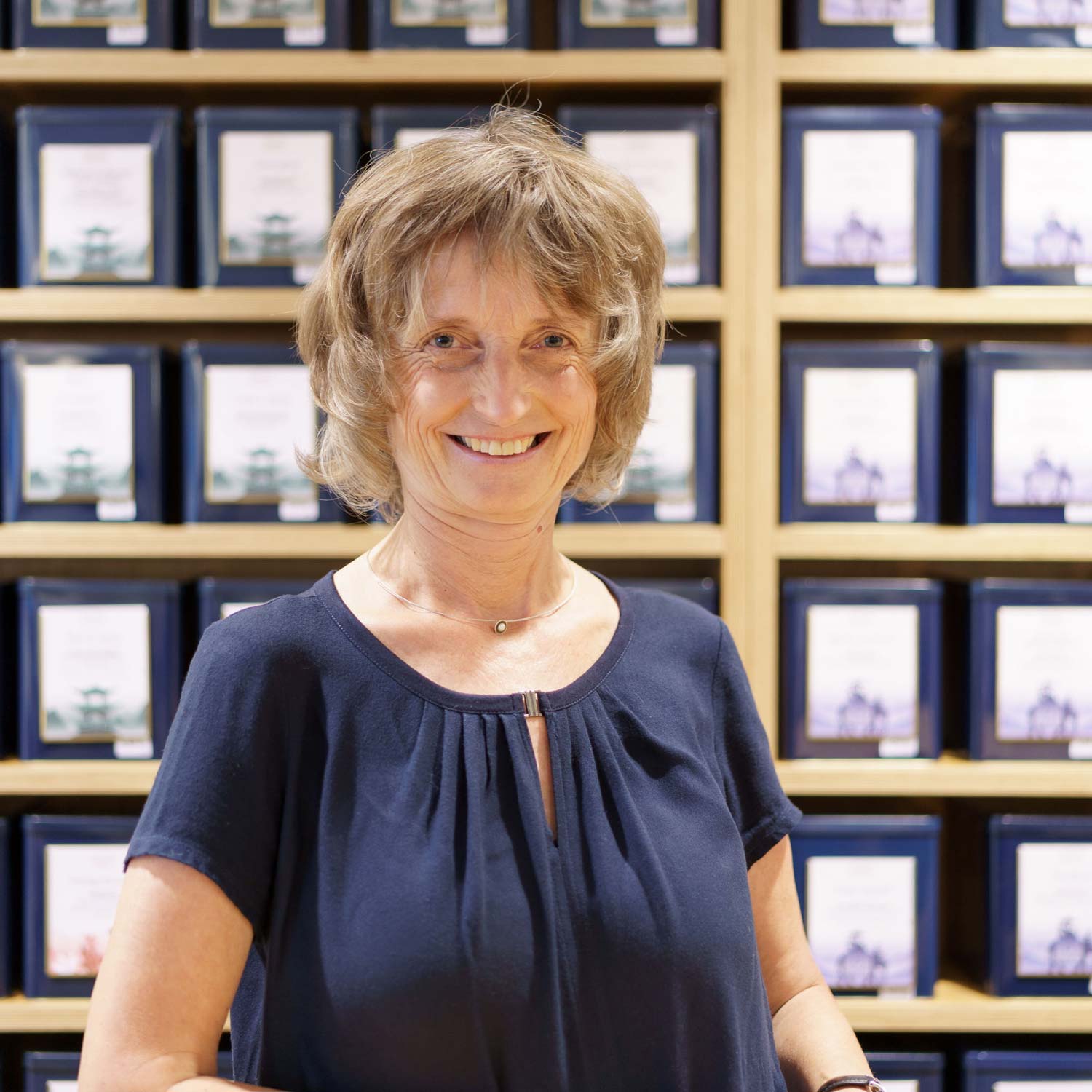 Christine vom Tee Shop Dornbirn