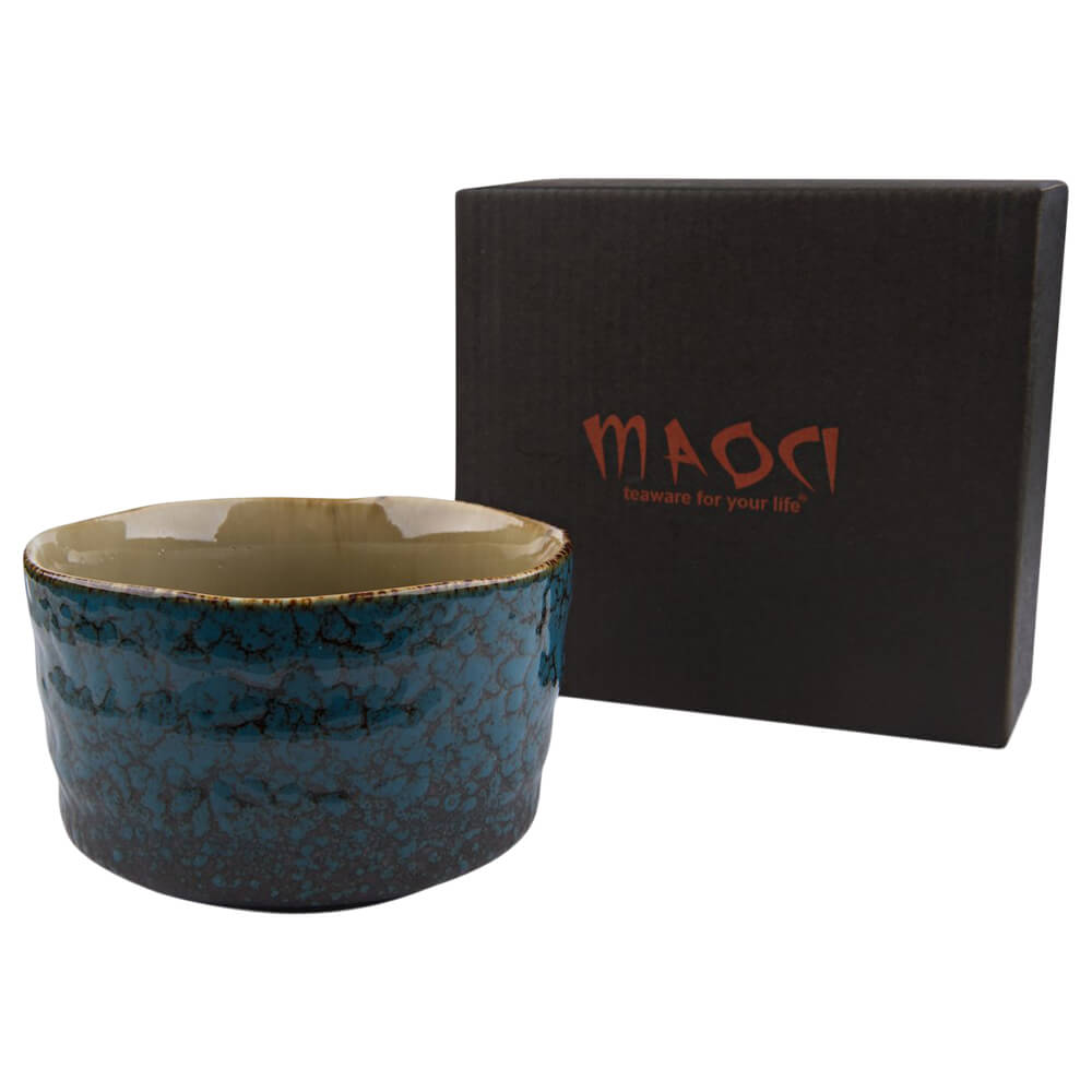 Matchaschale blau marmoriert Karton#matchaschale_blau-marmoriert