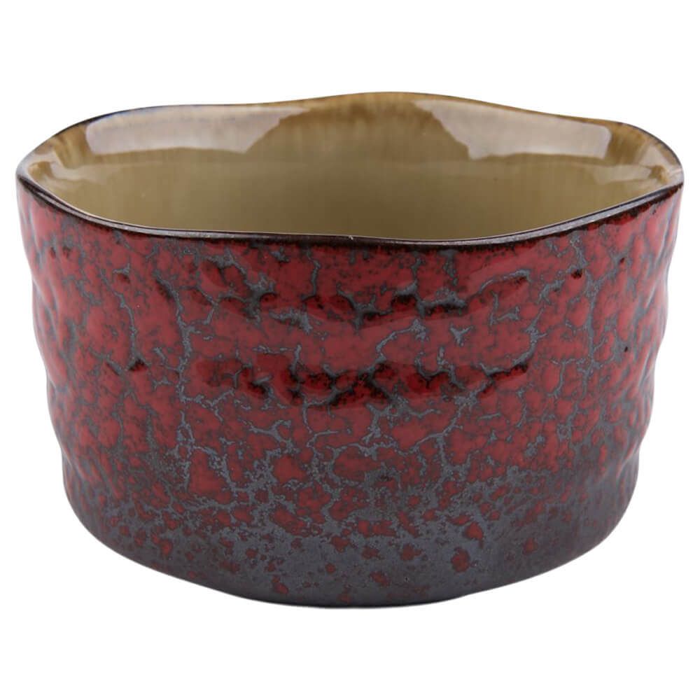 Matchaschale rot marmoriert#matchaschale_rot-marmoriert