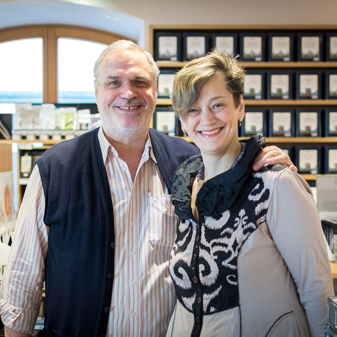 Michaele und Harald Moosbrugger vom Tee Shop Dornbirn