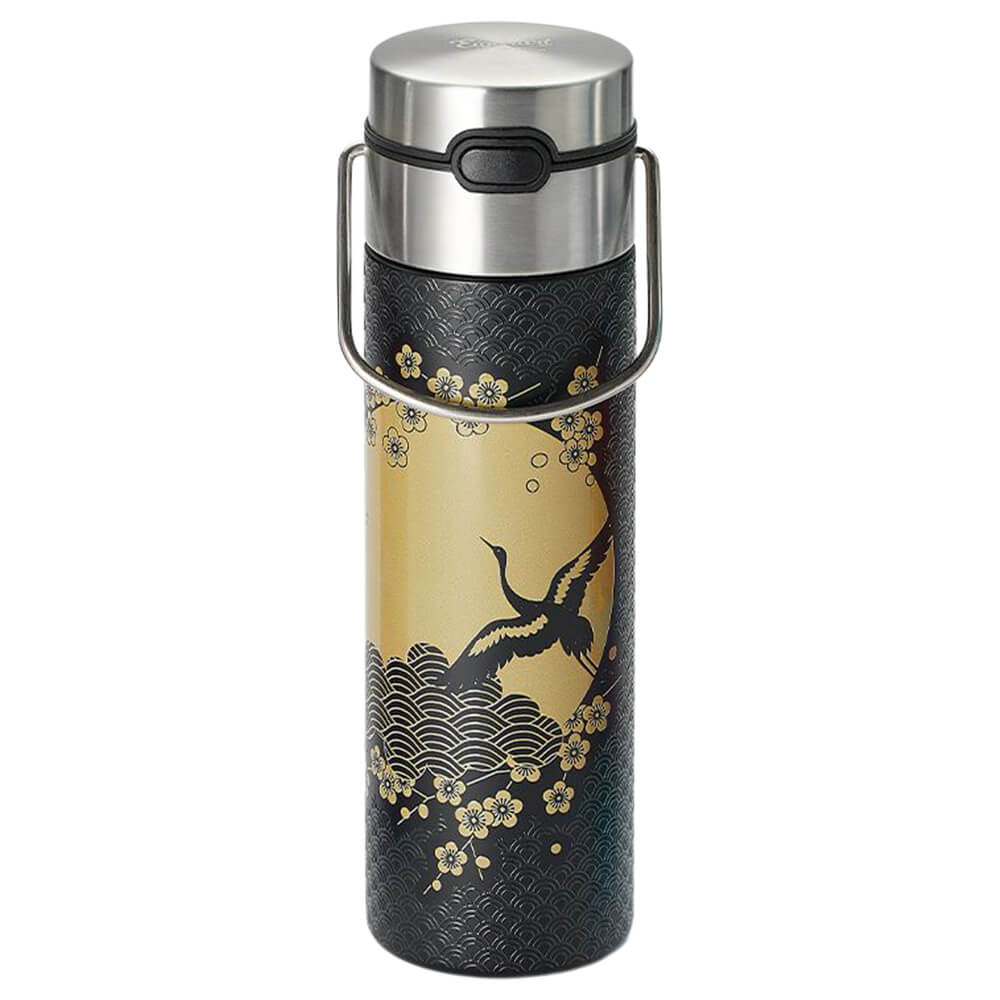 Doppelwandige Trinkflasche Komorebi mit Edelstahlsieb und Trinkdeckel 0,5lt.#variante_komorebi