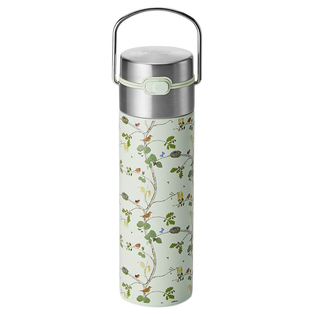 Doppelwandige Trinkflasche Merla mit Edelstahlsieb und Trinkdeckel 0,5lt.#variante_merla