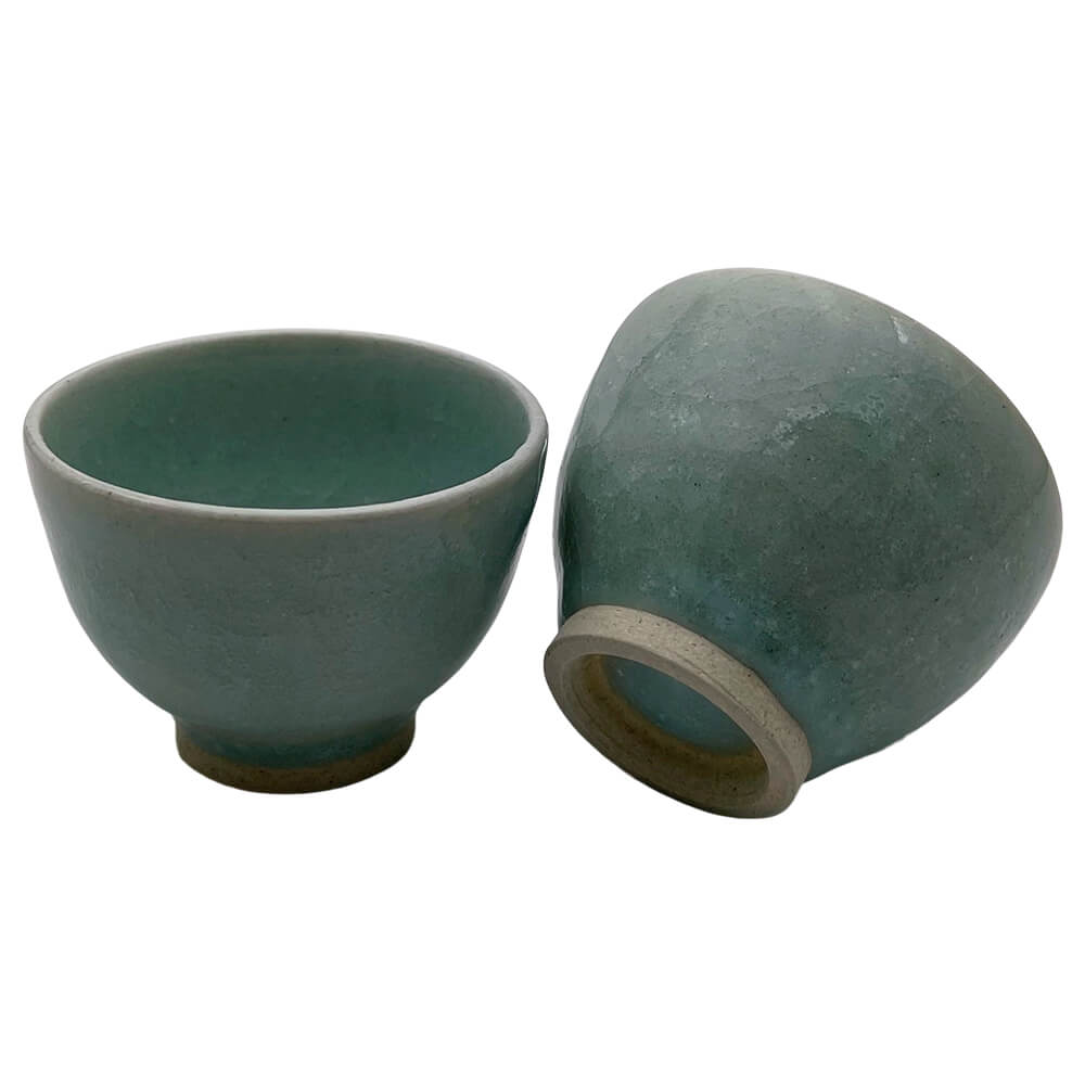 Celadon Teeschalen Kato Juunidai duo 1#teeschale_durchmesser-66mm
