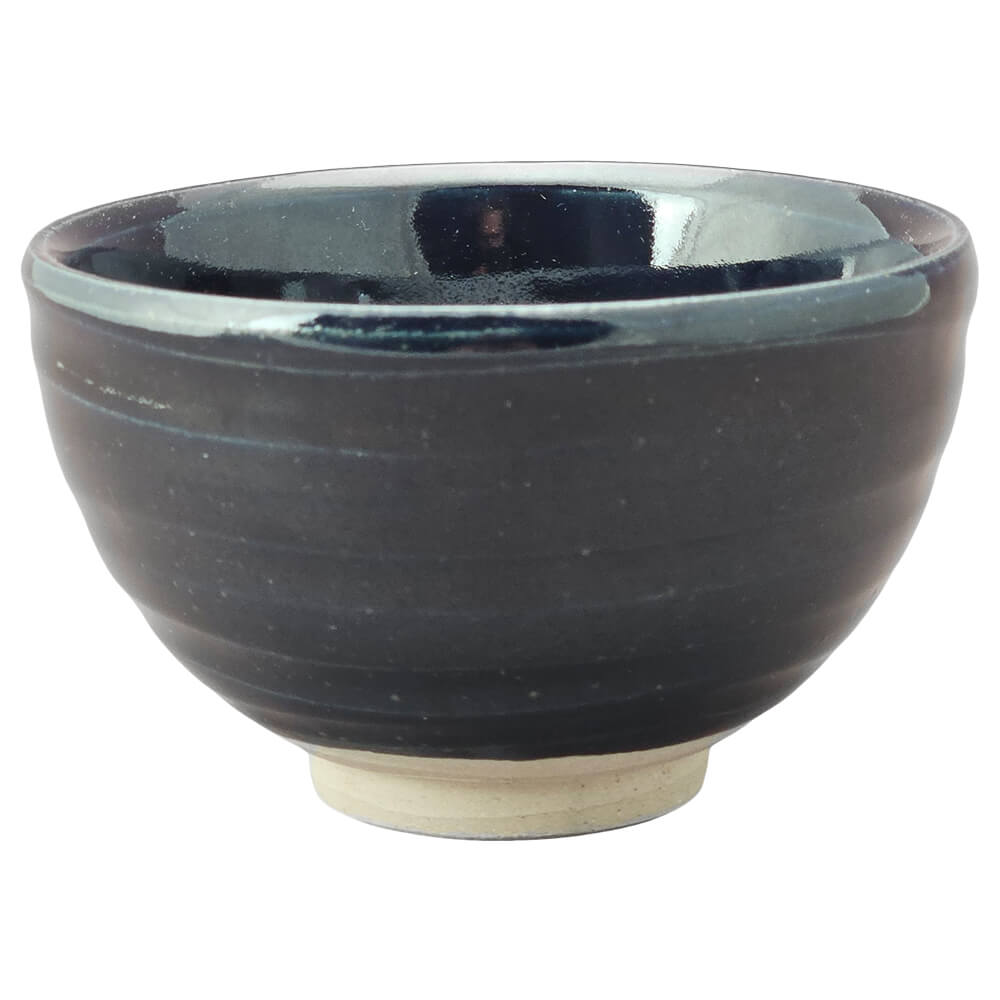 Dunkelblaue Matchaschale - Chawan - aus Japan