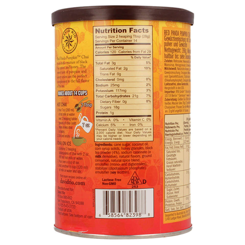 Red Panda Pumpkin Chai RS
