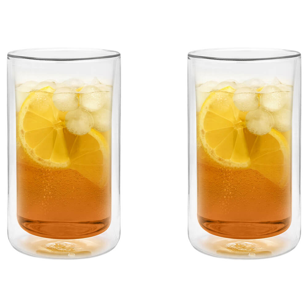 doppelwandiges Glas San Remo Set mit Eistee