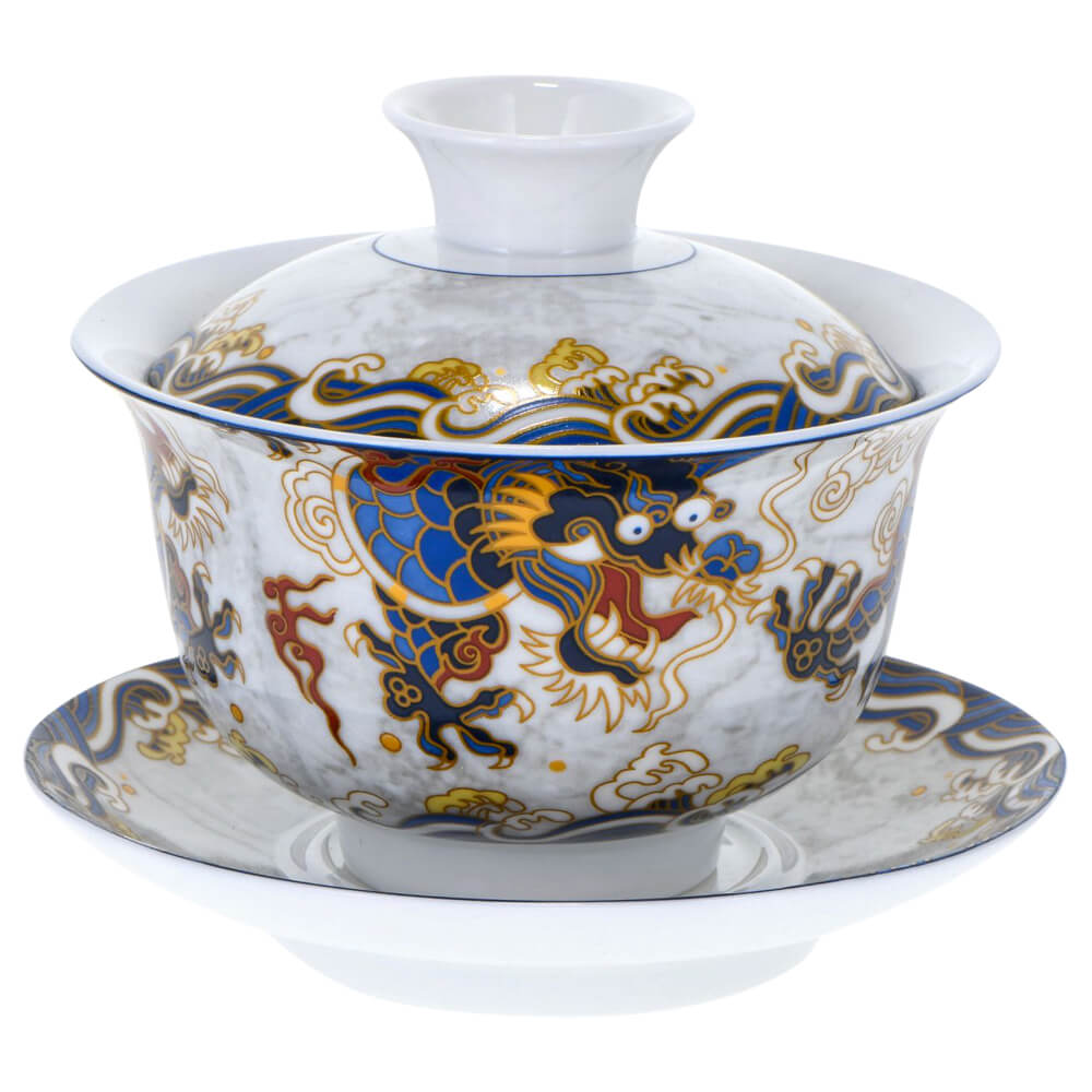 Porzellan Gaiwan Haku#gaiwan_haku-140ml