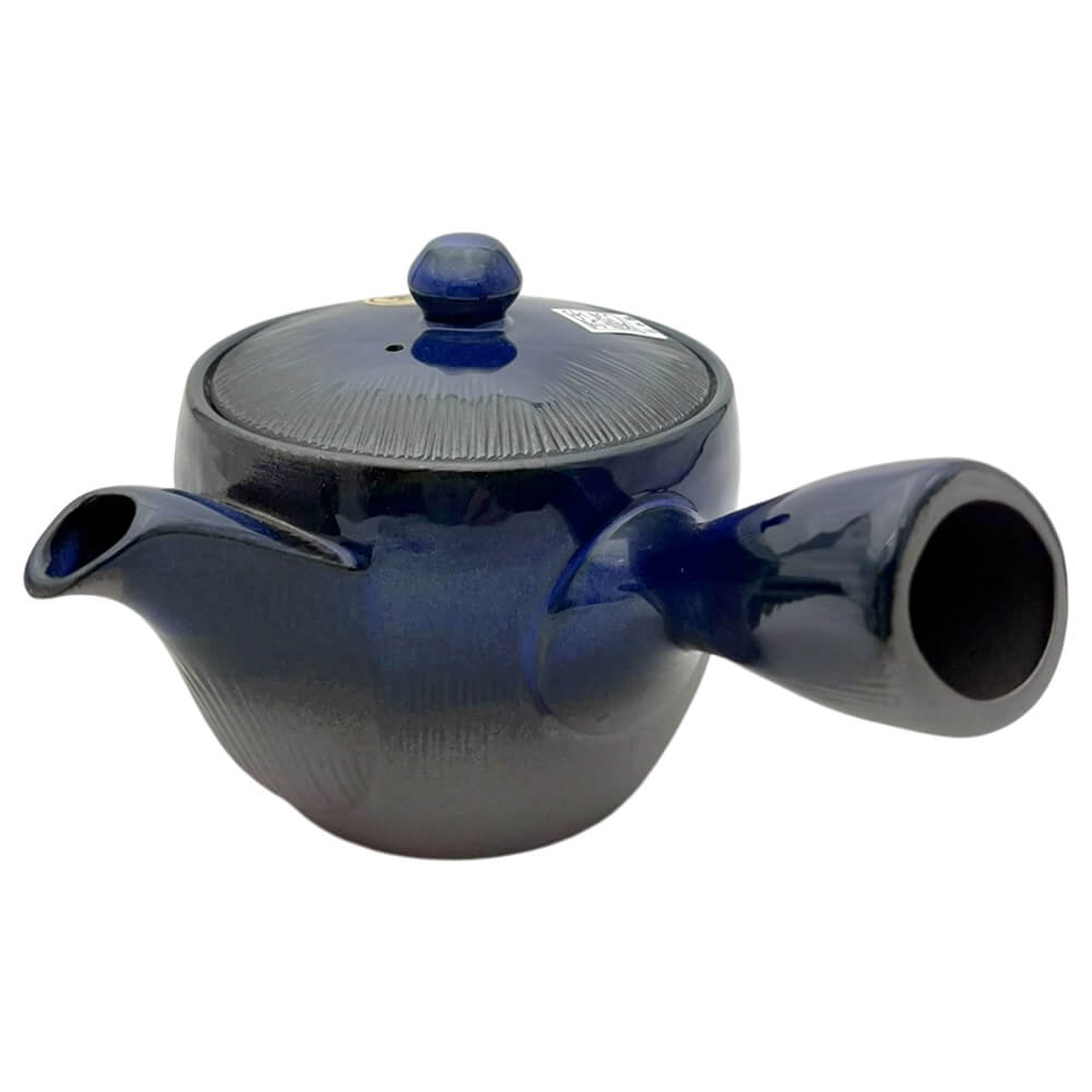 Kyusu Iwaki aus Banko blau#einhandkanne_blau