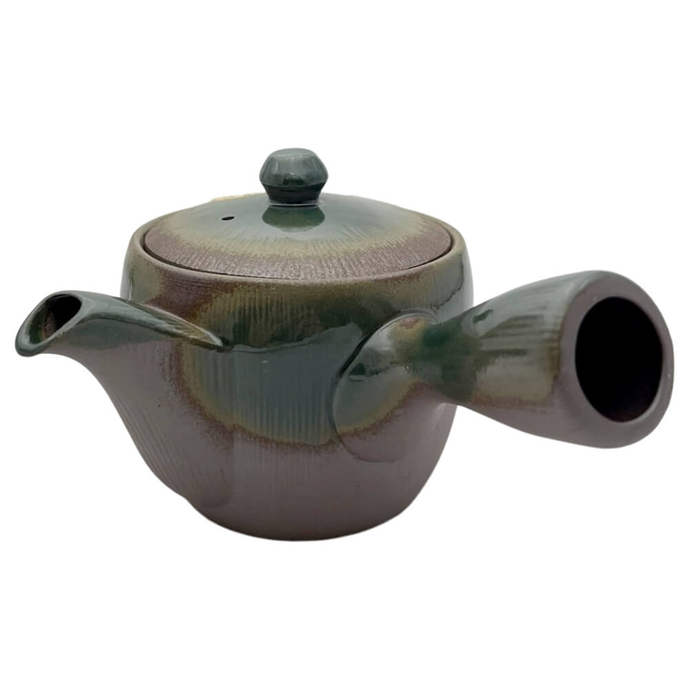 Kyusu Iwaki aus Banko grün neu#einhandkanne_gruen