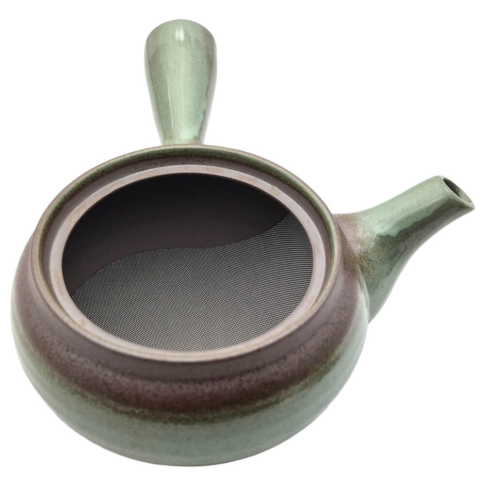Kyusu Risako Farbe 1 neu Sieb#variante_braun-smaragd