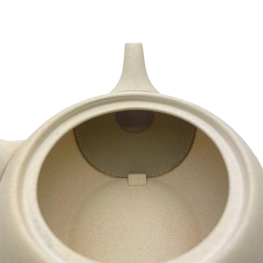Kyusu Shiro aus Japan Sieb