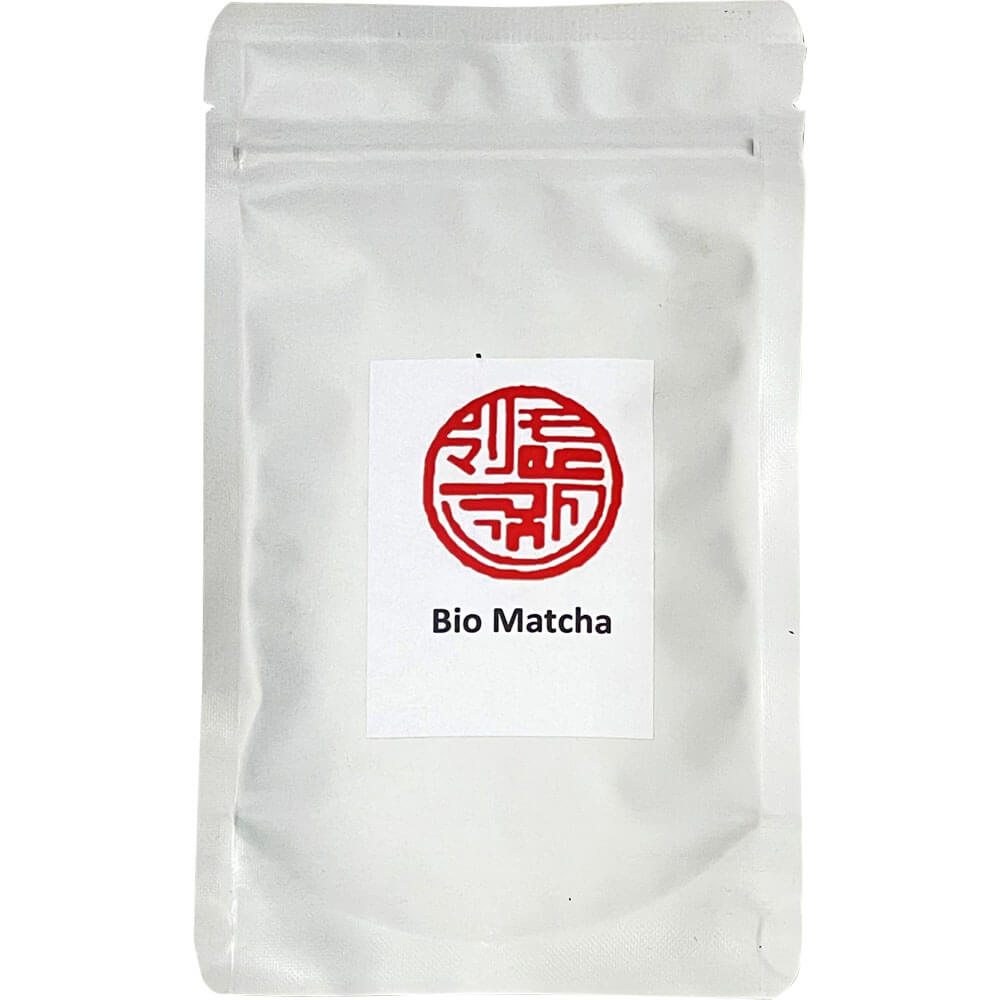 Wiederverschließbare Verpackung Matcha Ceremony Grade Bio – feinster japanischer Zeremonien-Matcha in edlem Standbeutel