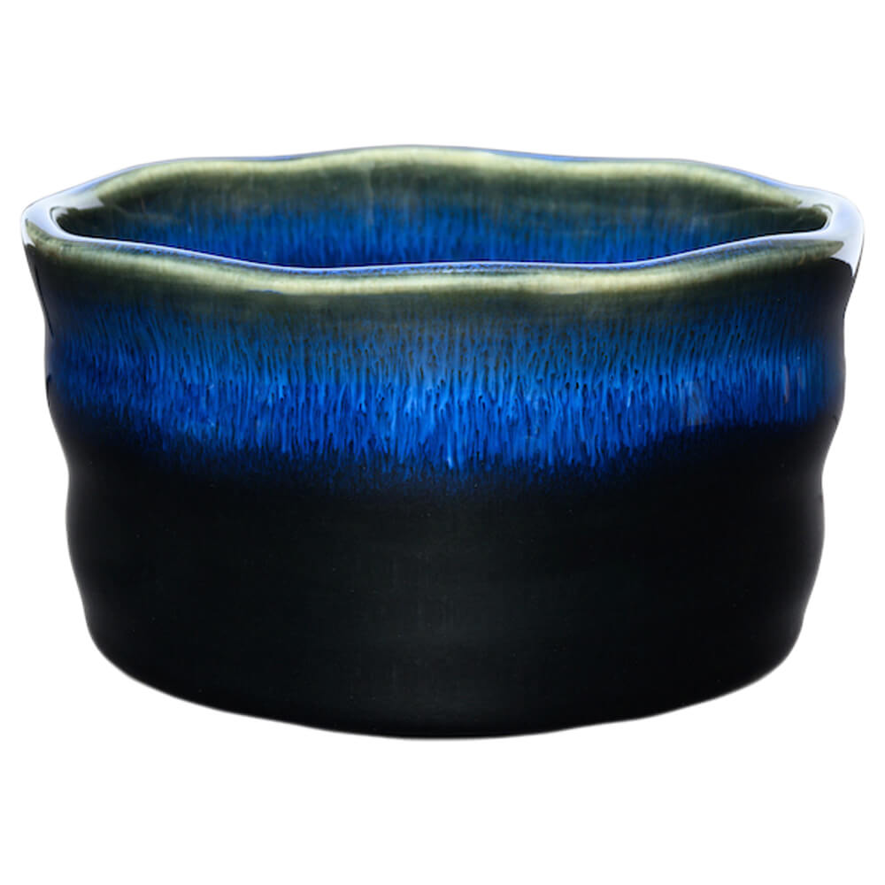 Matchaschale blau schwarz Vorderseite#variante_schale-blau-schwarz