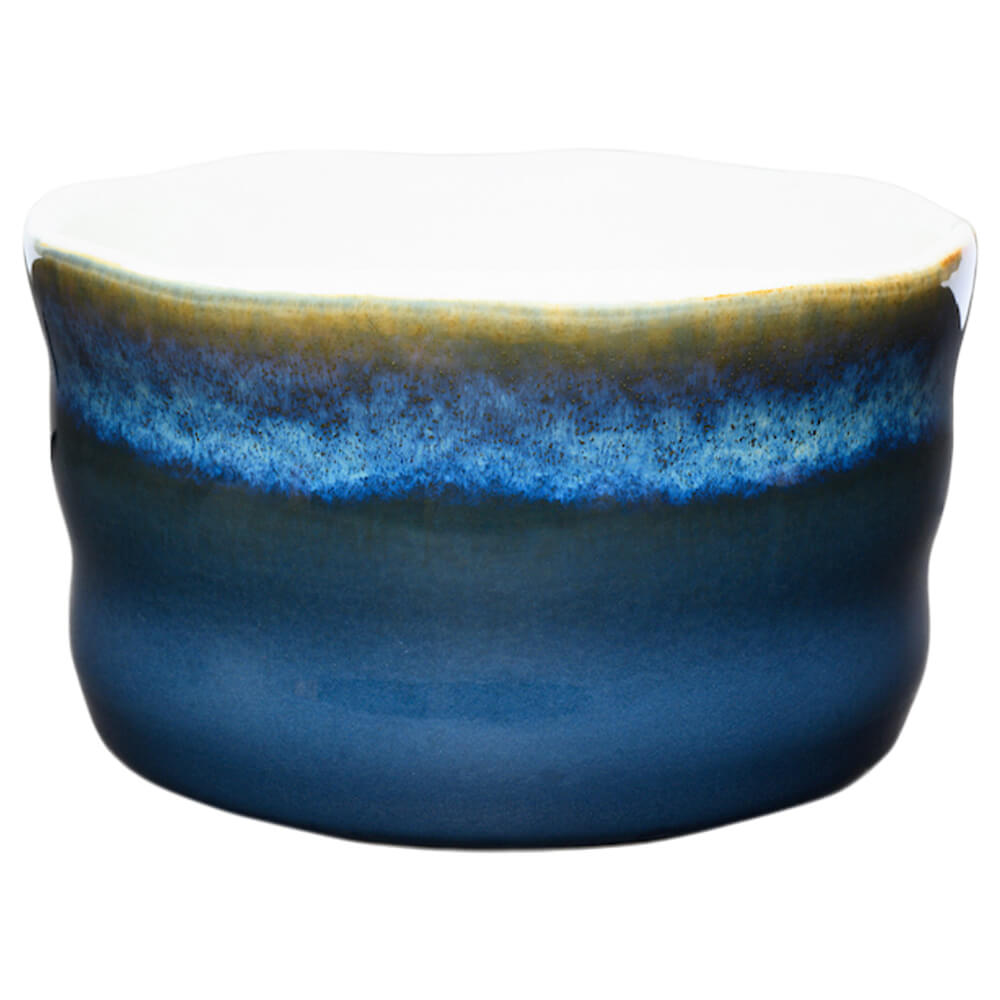 Matchaschale blau innen cremeweiß Vorderansicht#variante_schale-blau-innen-cremeweiss