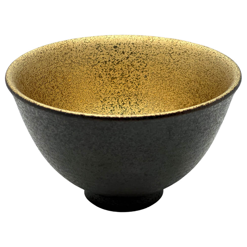 Matchaschale gold gesprenkelt#matchaschale-aus-japan_medaru-gold