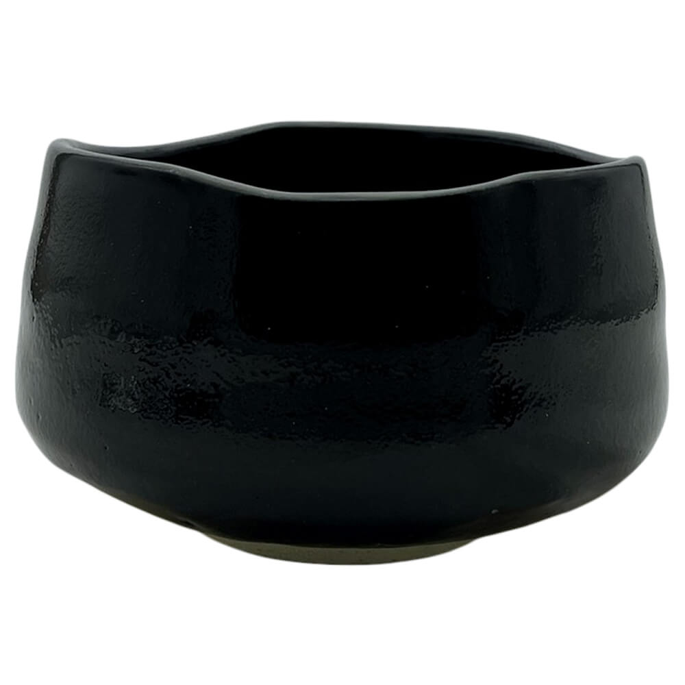 Schwarze Matchaschale Moriko aus Japan