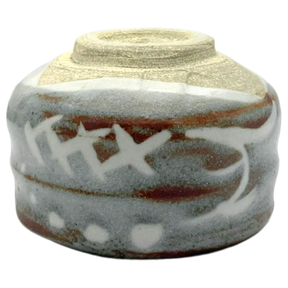 Matchaschale Nezumi Shino Detail 5