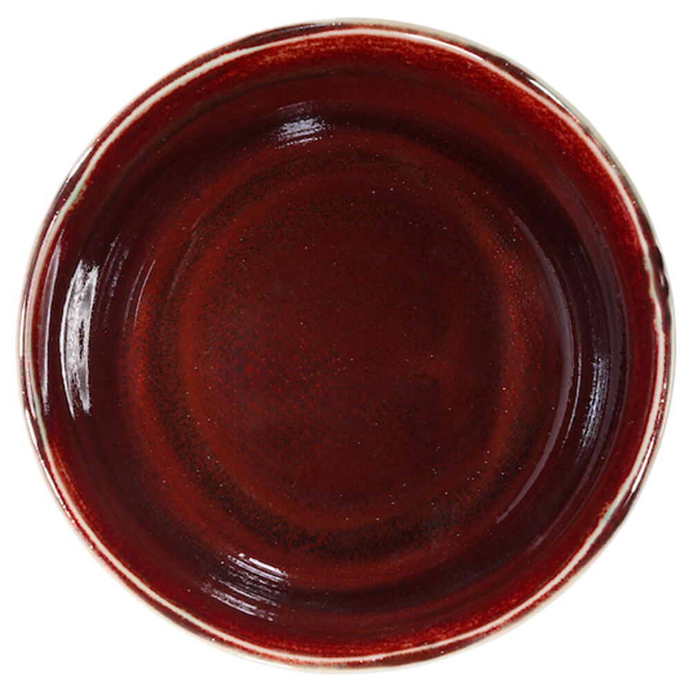 Matchaschale rot grau offen#matchaschale_rot-grau