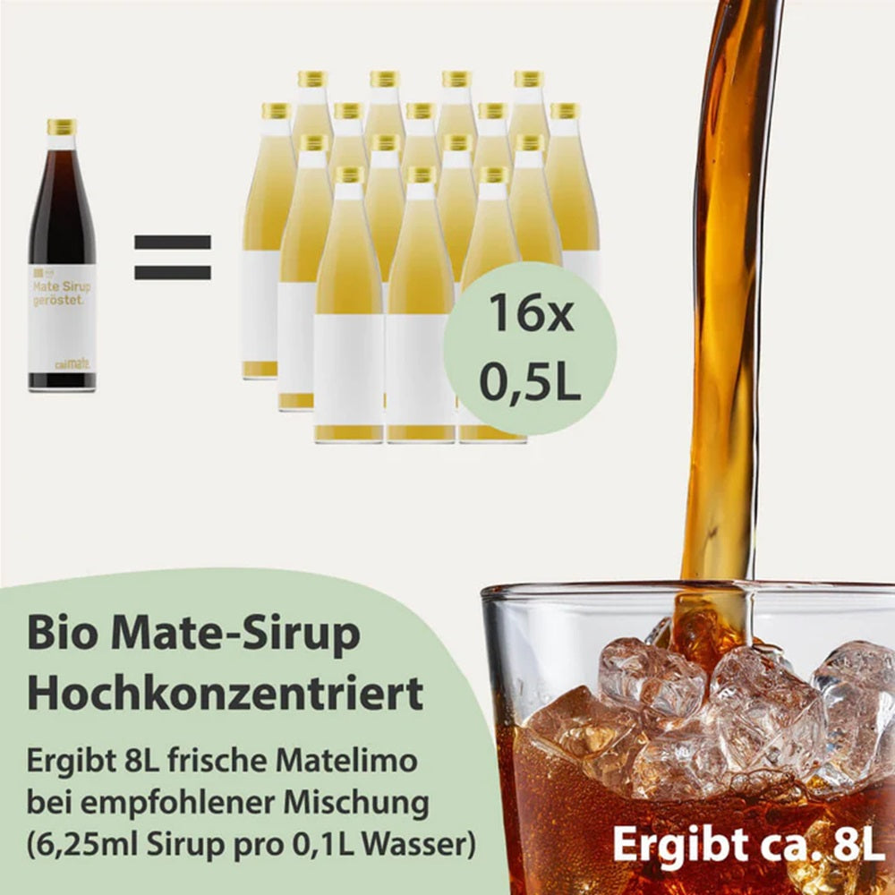Mate Sirup geröstet konzentriert