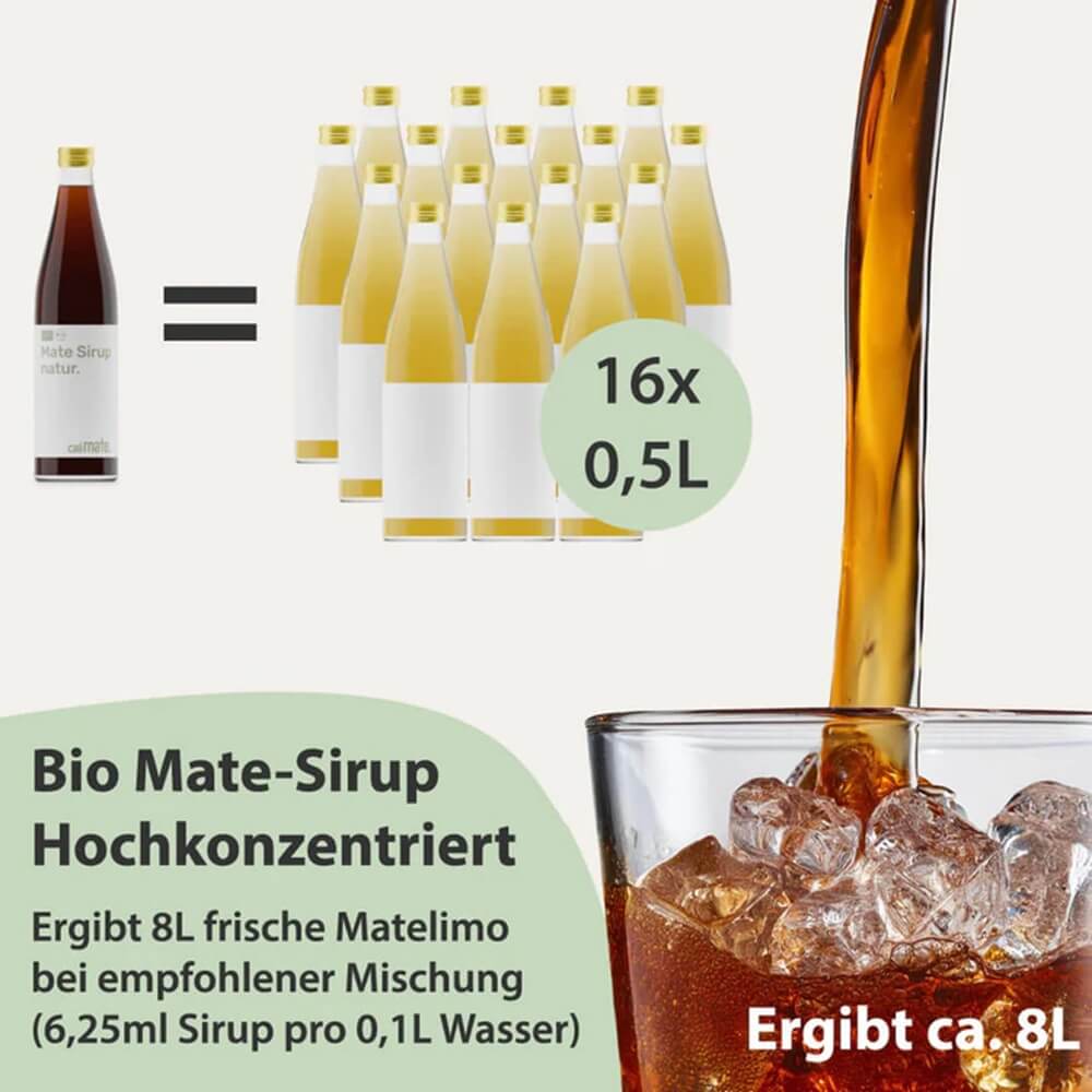Mate Sirup natur Mischung neu