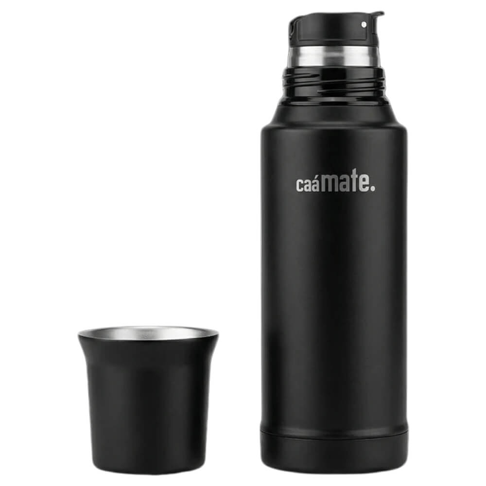 Caámate Mate Thermoskanne Grün mit präzisem Ausgießer und Deckel als Trinkbecher#thermoskanne_1000ml-gruen