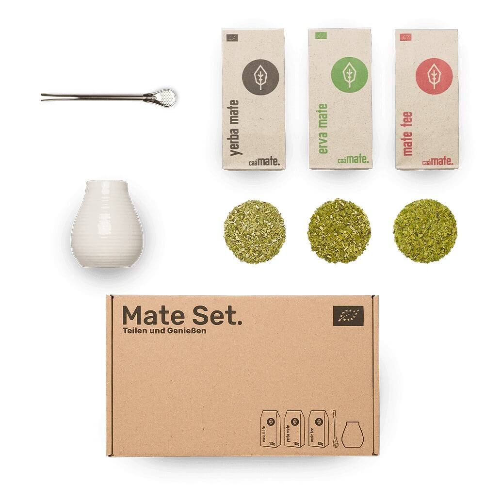 Mate Set Keramik Becher weiss komplett 1#farbe_weiss