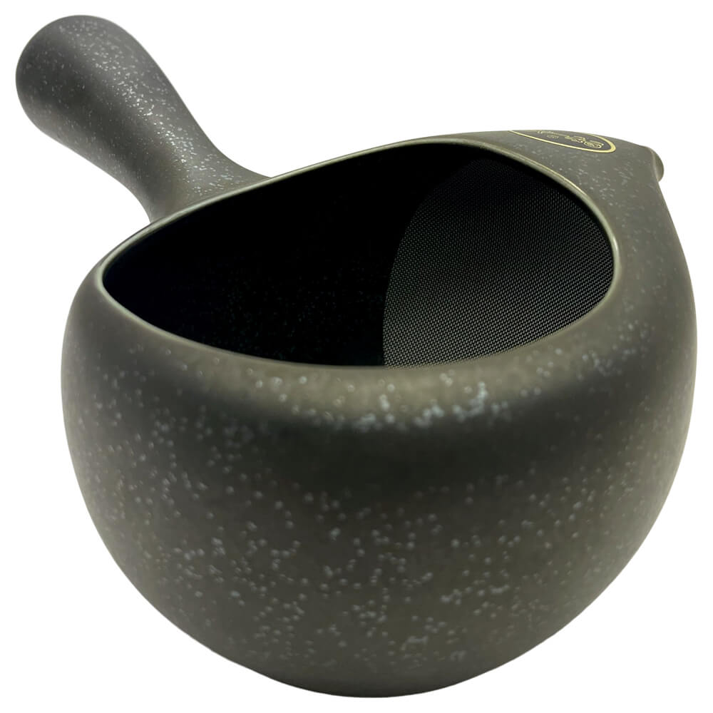 Offene Kyusu grau gesprenkelt Filter#variante_grau