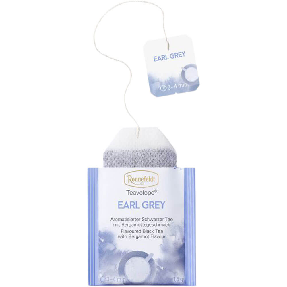 Ronnefeldt Teebeutel Earl Grey offen