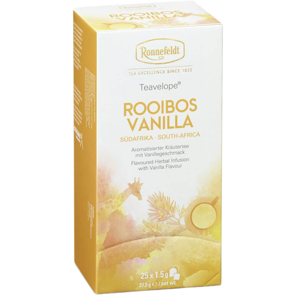 Ronnefeldt Teebeutel Rooibos Vanilla Packung