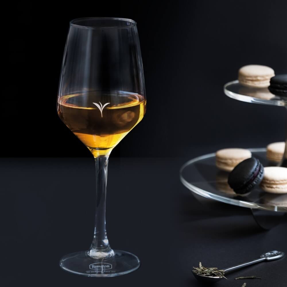 Ronnefeldt Gourmet Glas gefüllt