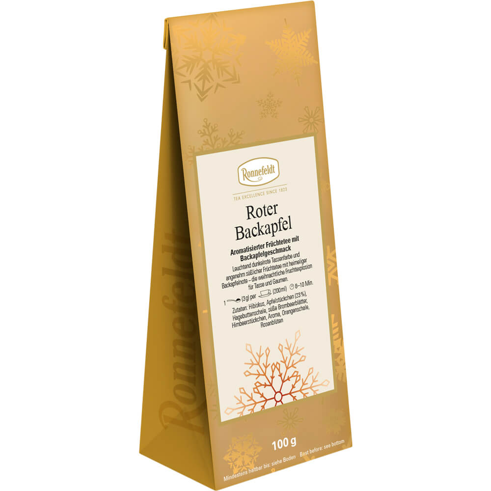 Ronnefeldt Früchtetee Roter Backapfel Packung Winter