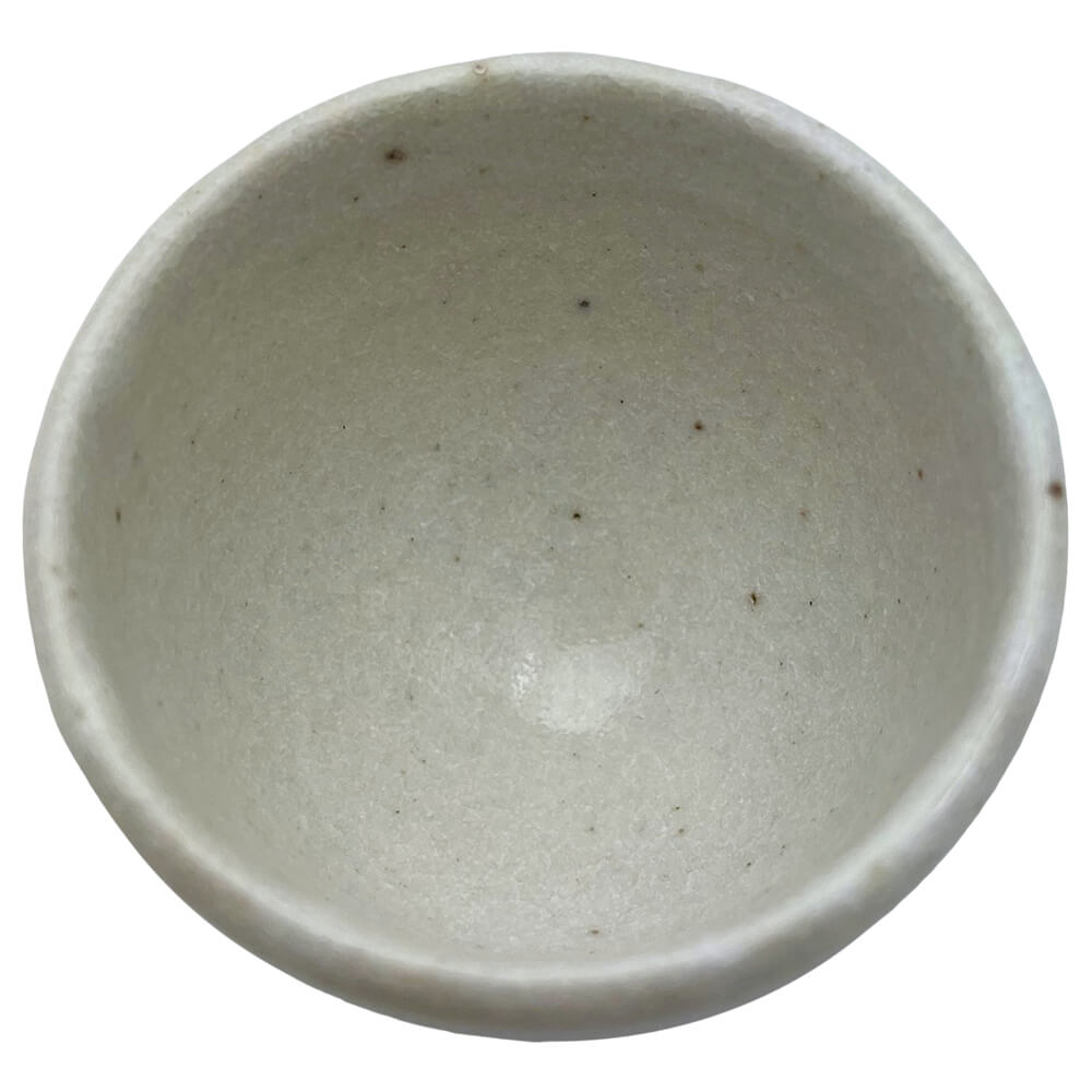 Teeschale Shino Glasur klein offen#teeschale_durchmesser-63mm