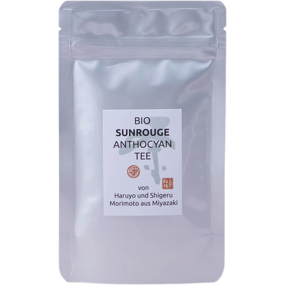 Morimoto Sunrouge Anthocyan Tee bio Packung