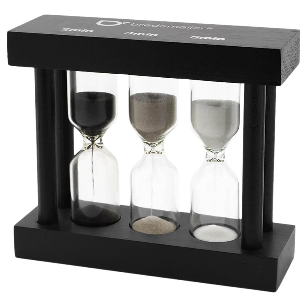 Teatimer Bambus dreifach schwarz