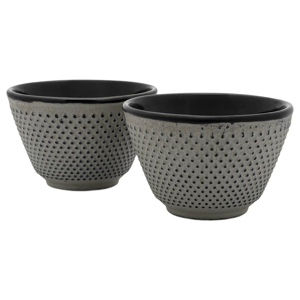 Zweierset Teebecher Gusseisen Jang betongrau#teecups_betongrau
