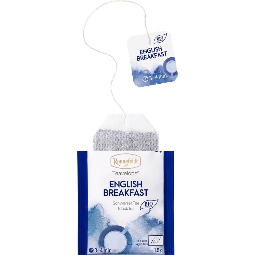 Teebeutel English Breakfast bio offen