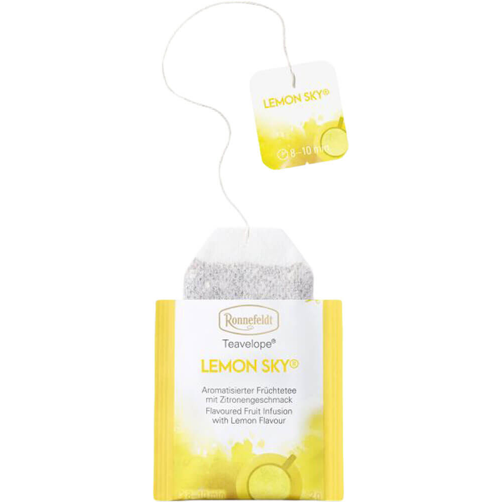 Ronnefeldt Teebeutel Lemon Sky offen neu
