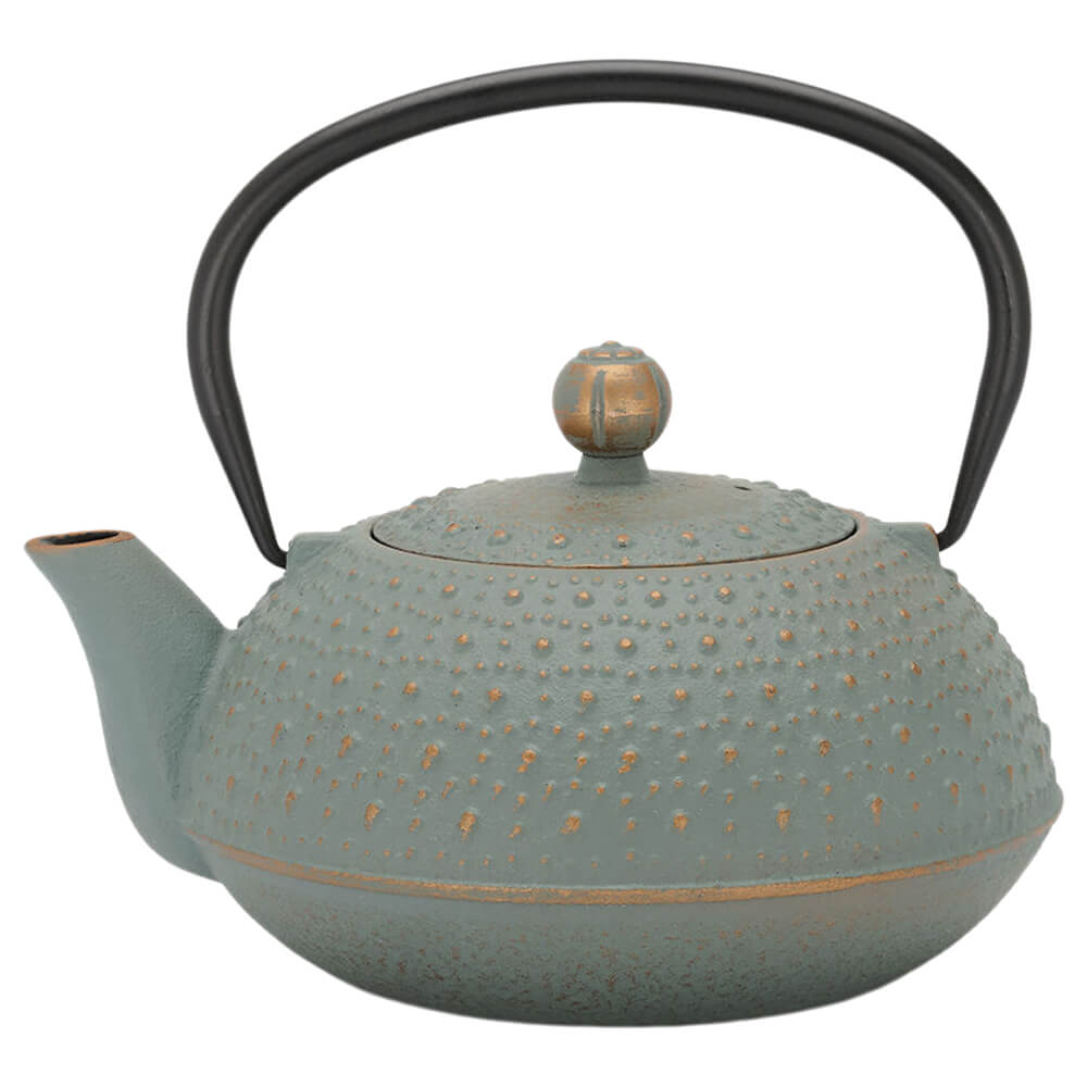 Teekanne Gusseisen Anhui blau#eisenkanne-aus-china_blau