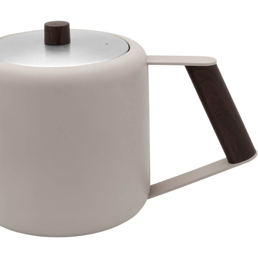 Bredemeijer Teekanne Boston 3 beige braun Beschläge Holzoptik#teekanne_beige-braun-beschlag-holzoptik