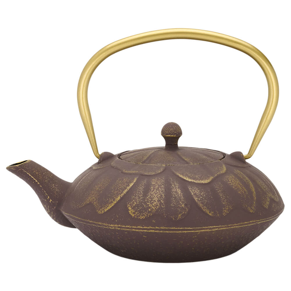Teekanne Kunming Gusseisen aubergine#eisenkanne-aus-china_aubergine