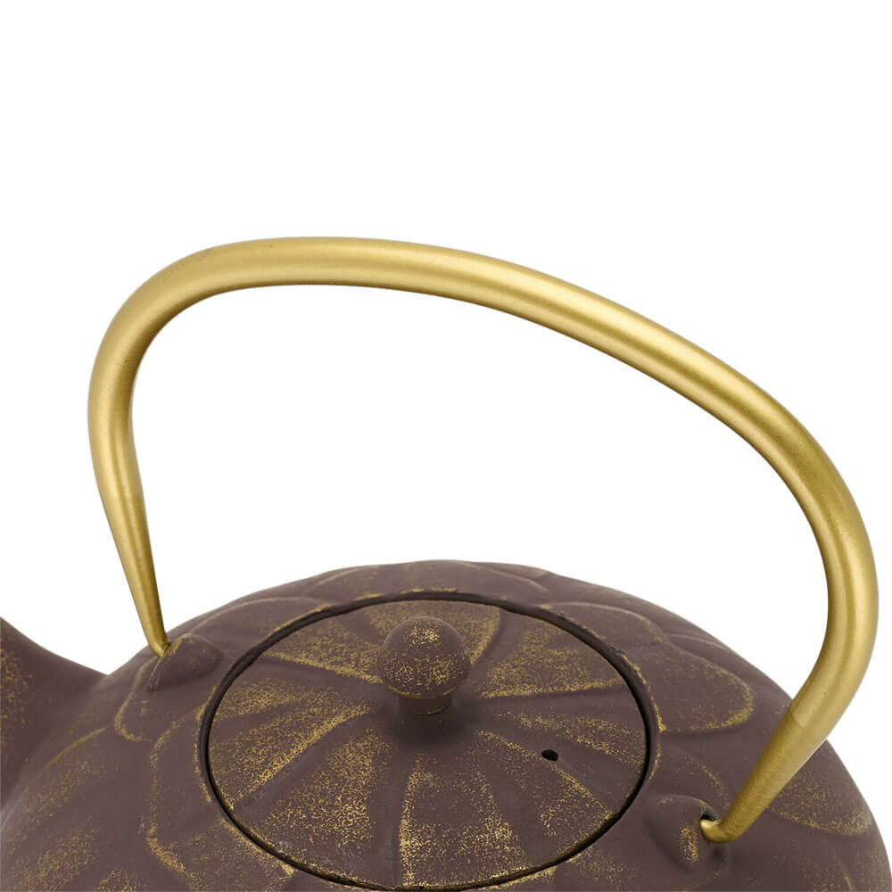 Teekanne Kunming Gusseisen aubergine Deckel#eisenkanne-aus-china_aubergine