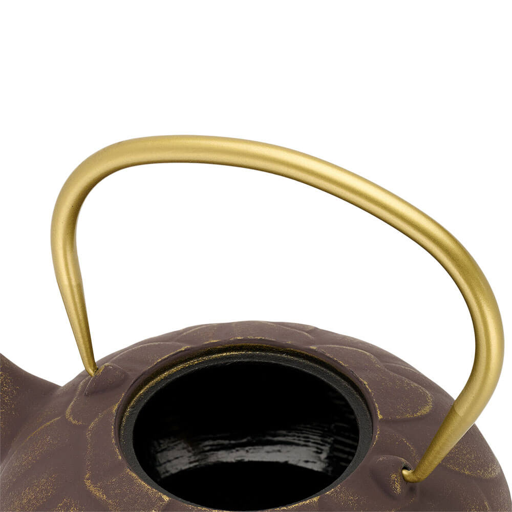 Teekanne Kunming Gusseisen offen#eisenkanne-aus-china_aubergine