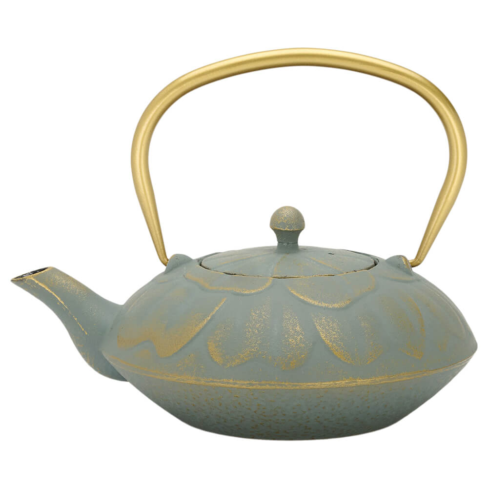 Teekanne Kunming Gusseisen blau#eisenkanne-aus-china_blau
