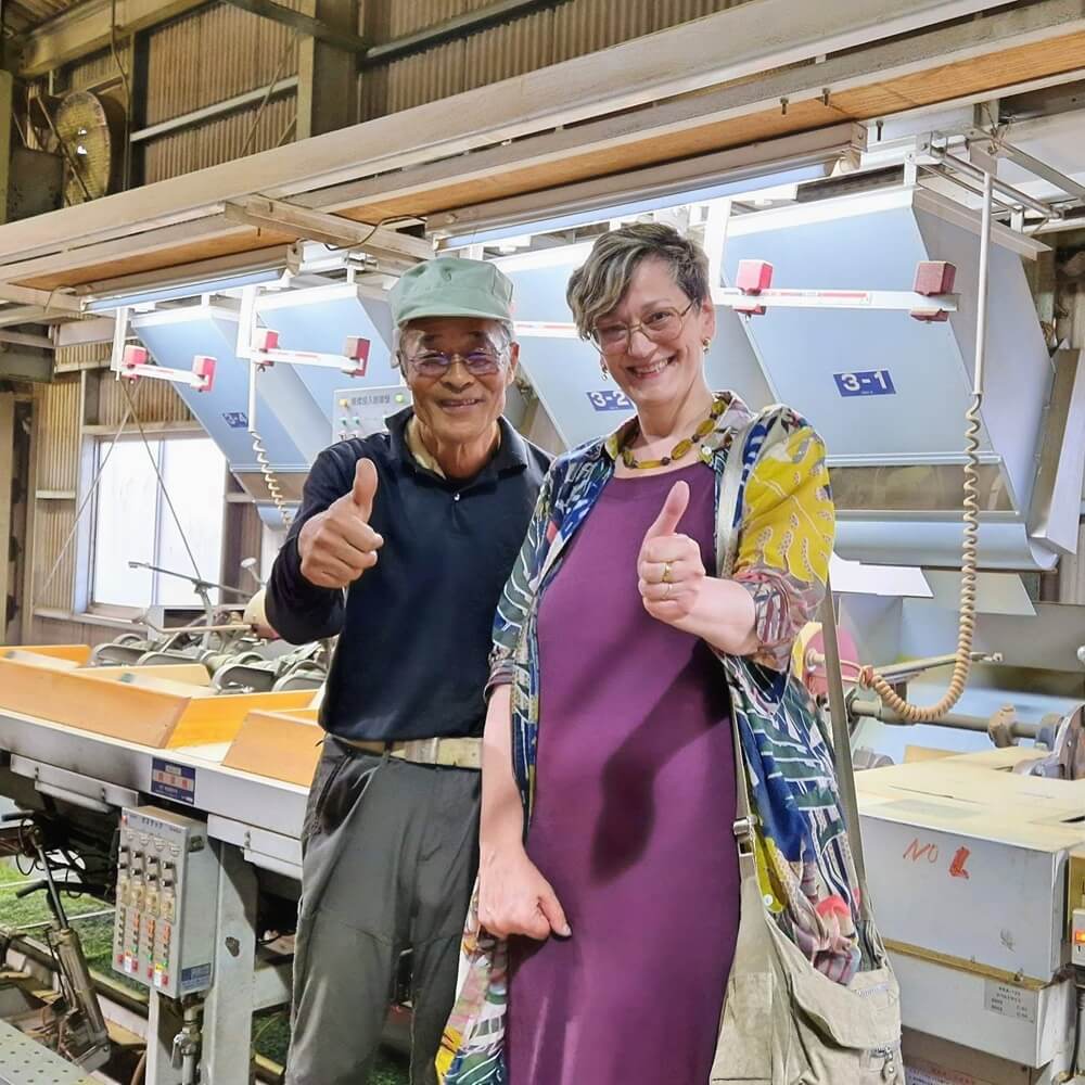 Teereise nach Japan Herr Morimoto und Frau Moosbrugger