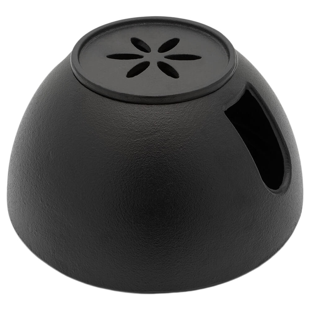 Teeset Sencha Gusseisen schwarz Wärmer für Teelicht