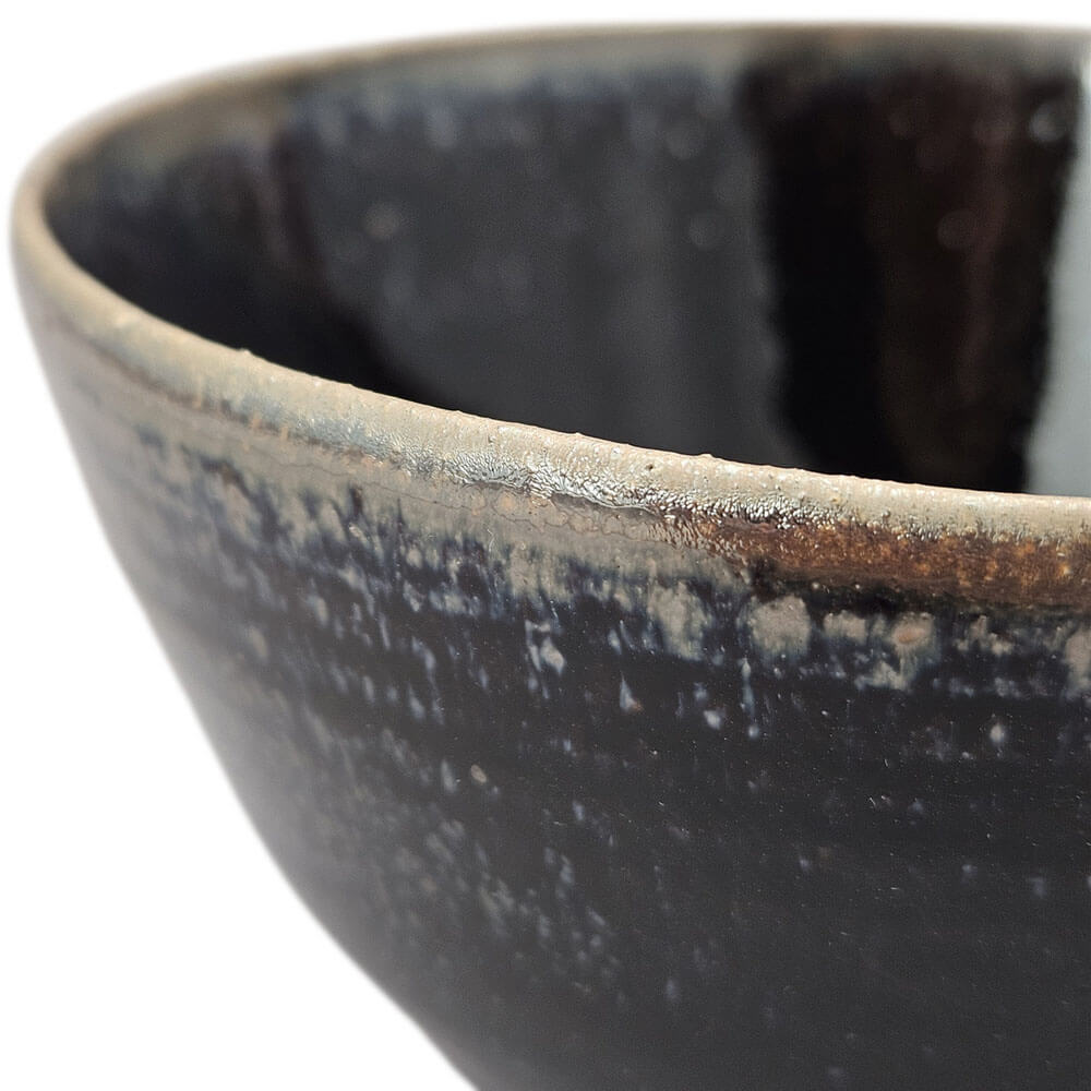 Temmoku Chawan Yamazaki Japan Detail