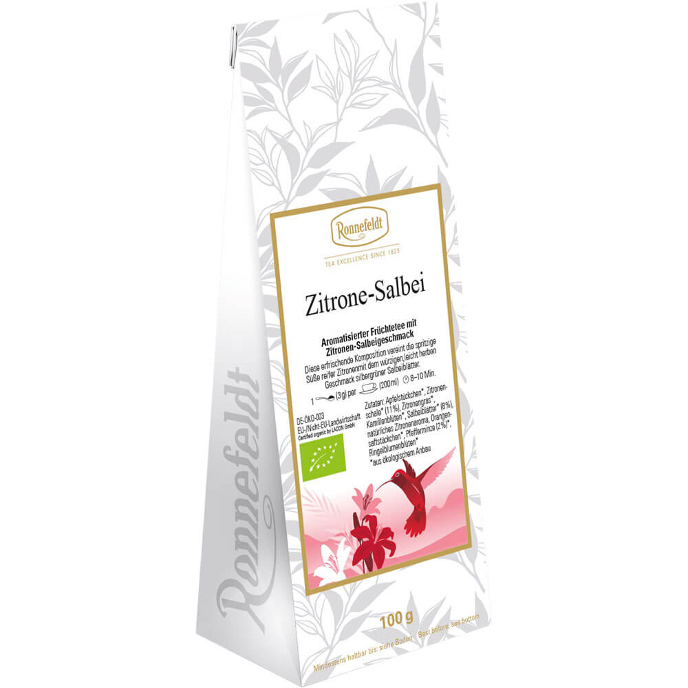 Früchtetee Zitrone-Salbei bio Packung neu