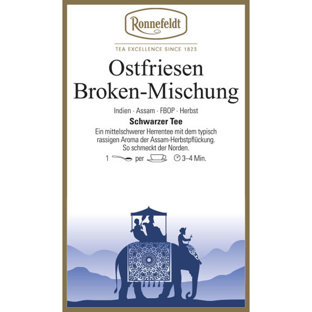 Ronnefeldt Ostfriesen Broken Mischung Etikett