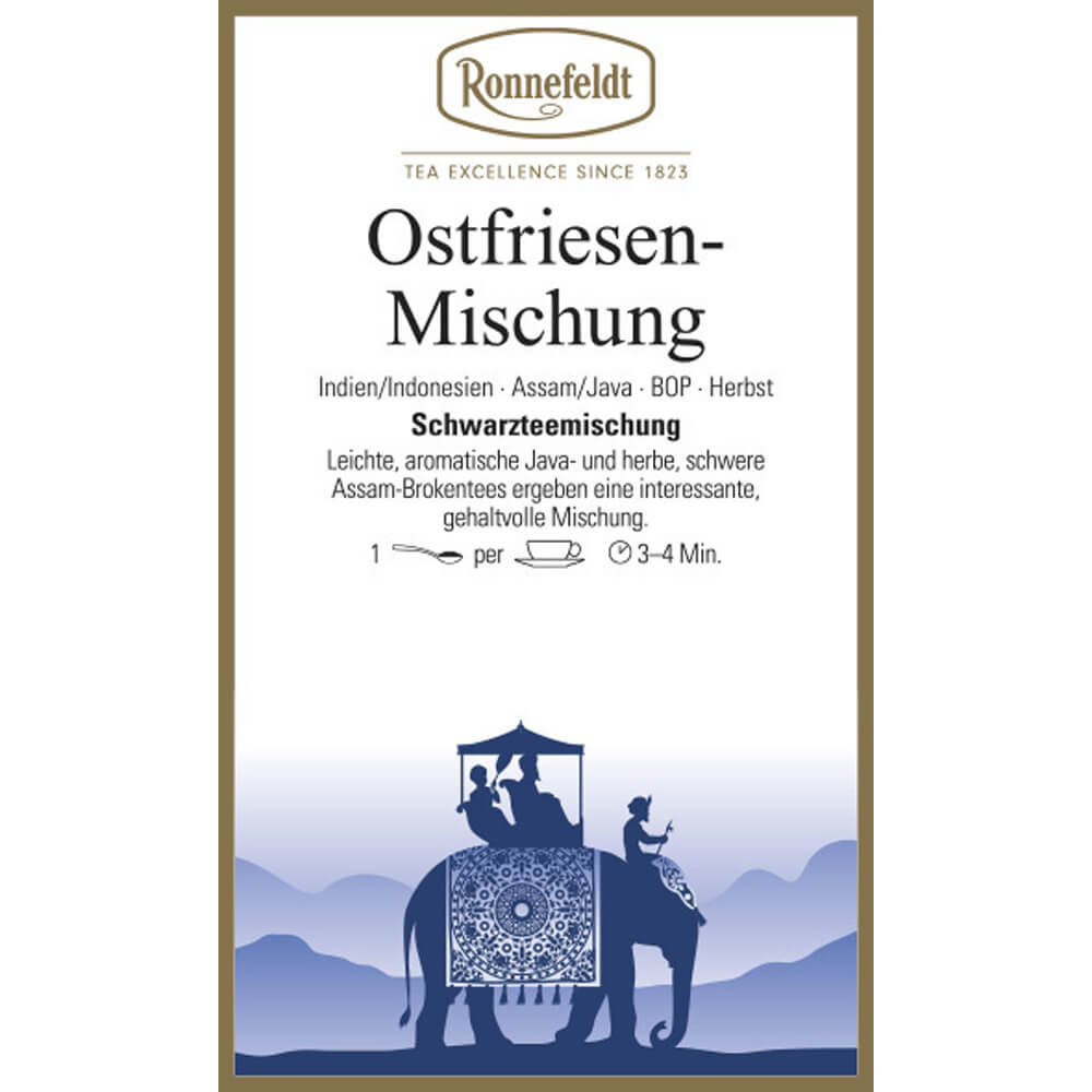 Ronnefeldt Ostfriesen Mischung Etikett